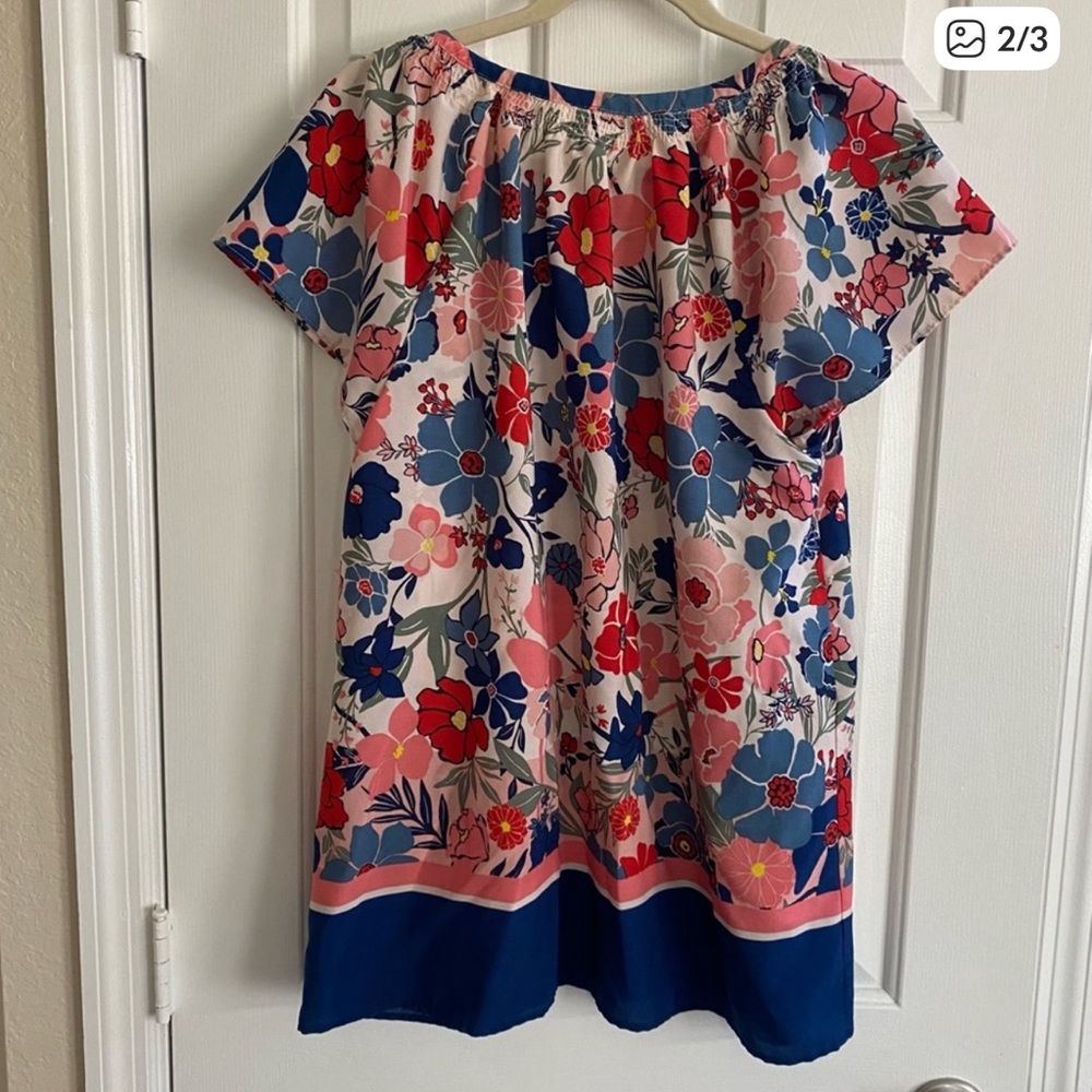Motherhood Maternity Multicolor Floral Blouse